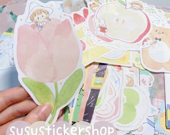 Bolsa sorpresa de hojas de notas misteriosas: 15 hojas de notas de oso kawaii