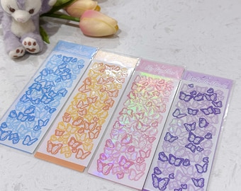 Butterfly stickers polcos journaling sticker sheet set