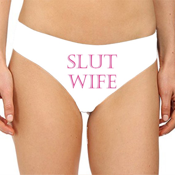 Slut Wife Panties Sexy Christmas Gift Funny Naughty Slutty Booty Shorts  Bachelorette Party Lingerie Womens Underwear -  Singapore