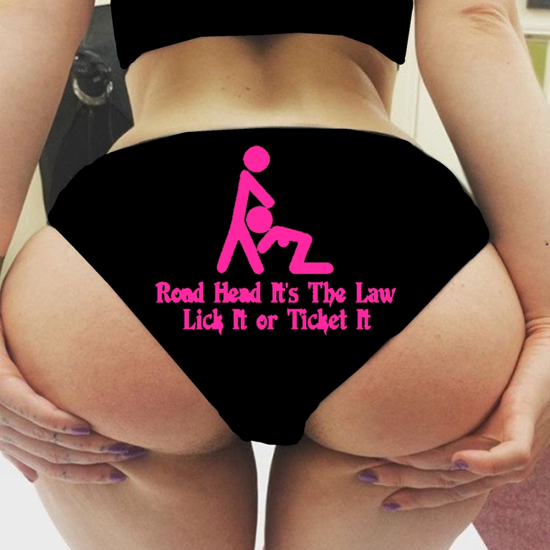 Bend Me Over and Pull Them to the Side Panties Sexy Gift Funny