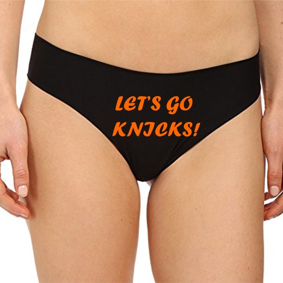 Lets Go Knicks Panties Sexy Christmas Gift Funny Naughty Slutty