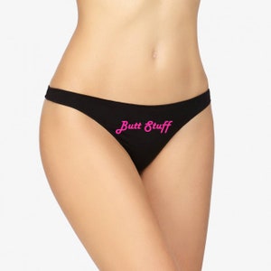 Butt Stuff Panties, Funny Anal Sex Gift Booty, Womens Underwear 