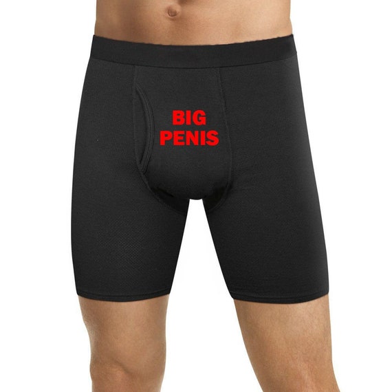 Big Penis Boxers Mens Underwear Christmas Gift Funny Naughty Slutty Booty  Shorts Bachelorette Party