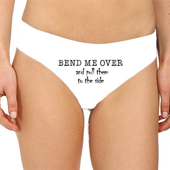 Bend Me Over and Pull Them to the Side Panties Sexy Gift Funny Naughty  Slutty Booty Shorts Bachelorette Party Lingerie Womens Underwear -   Finland