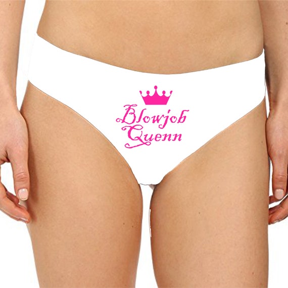 Blowjob Quenn Panties Sexy Christmas Gift Funny Naughty Slutty Booty Shorts  Bachelorette Party Lingerie Womens Underwear 