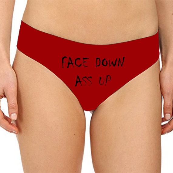 Face Down Ass Up Panties Sexy Christmas Gift Funny Naughty Slutty Booty  Shorts Bachelorette Party Lingerie Womens Underwear -  Canada
