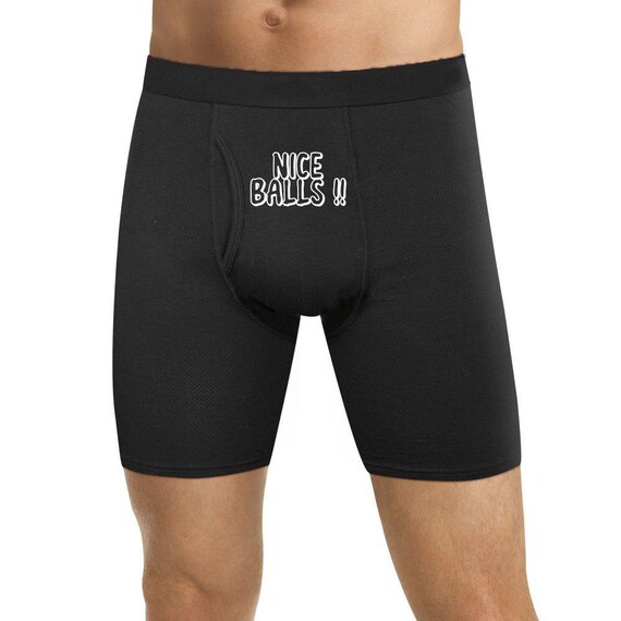 Nice Balls Boxers Mens Underwear Christmas Gift Funny Naughty