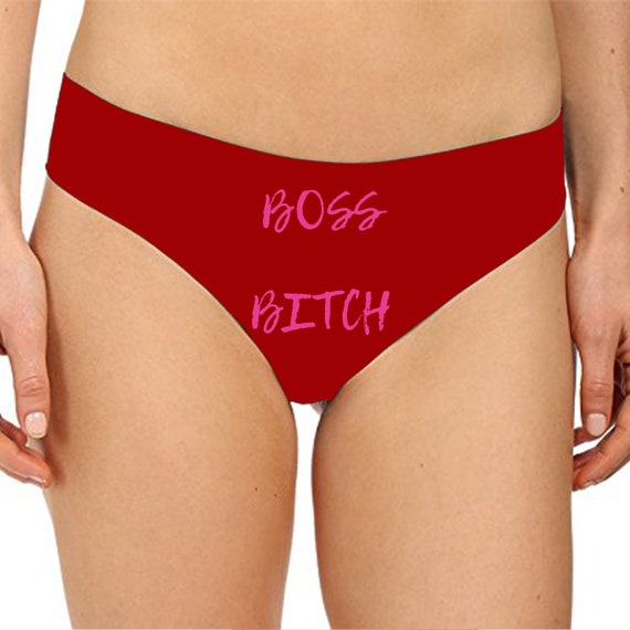 Boss Bitch Panties Sexy Christmas Gift Funny Naughty Slutty Booty Shorts  Bachelorette Party Lingerie Womens Underwear -  Hong Kong