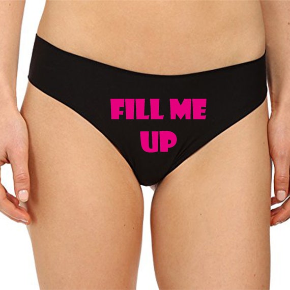 Cum Slut Panties Sexy Christmas Gift Funny Naughty Slutty Booty