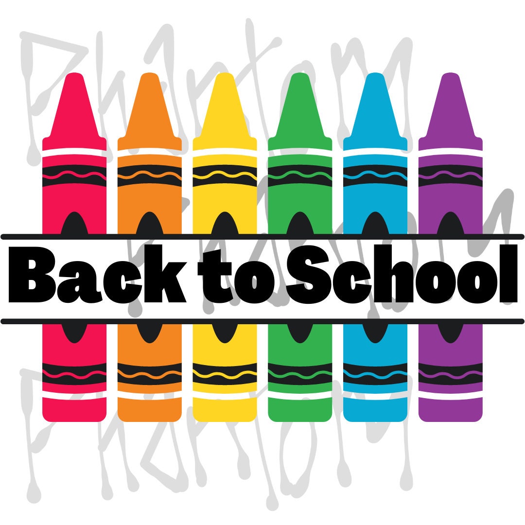 Crayon Svg, Crayon Split Monogram Svg, Back to School Monogram Svg ...