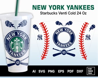 Download Clip Art Art Collectibles Full Wrap New York Yankees Starbucks Cup Svg Yankees Svg Svg Files For Cricut Baseball Svg Baseball Team Svg Yankees Starbucks Cup Svg