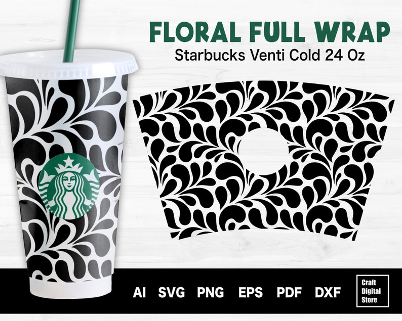 Free Free 92 Flower Wreath Starbucks Cup Svg SVG PNG EPS DXF File