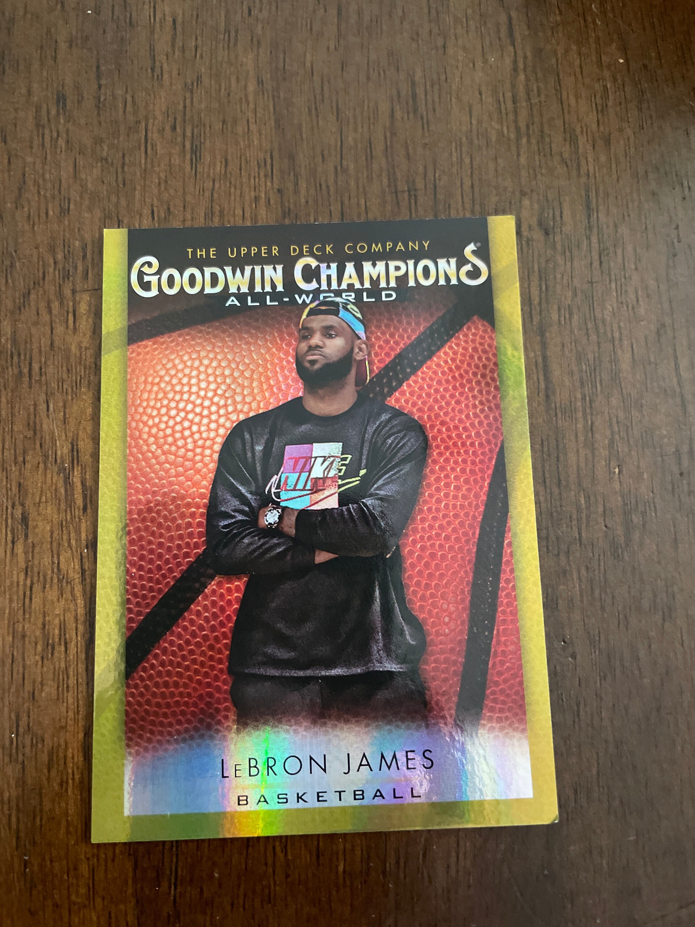 Lebron James 2021 Ud Goodwin Champions Gold Gb-15 - Etsy
