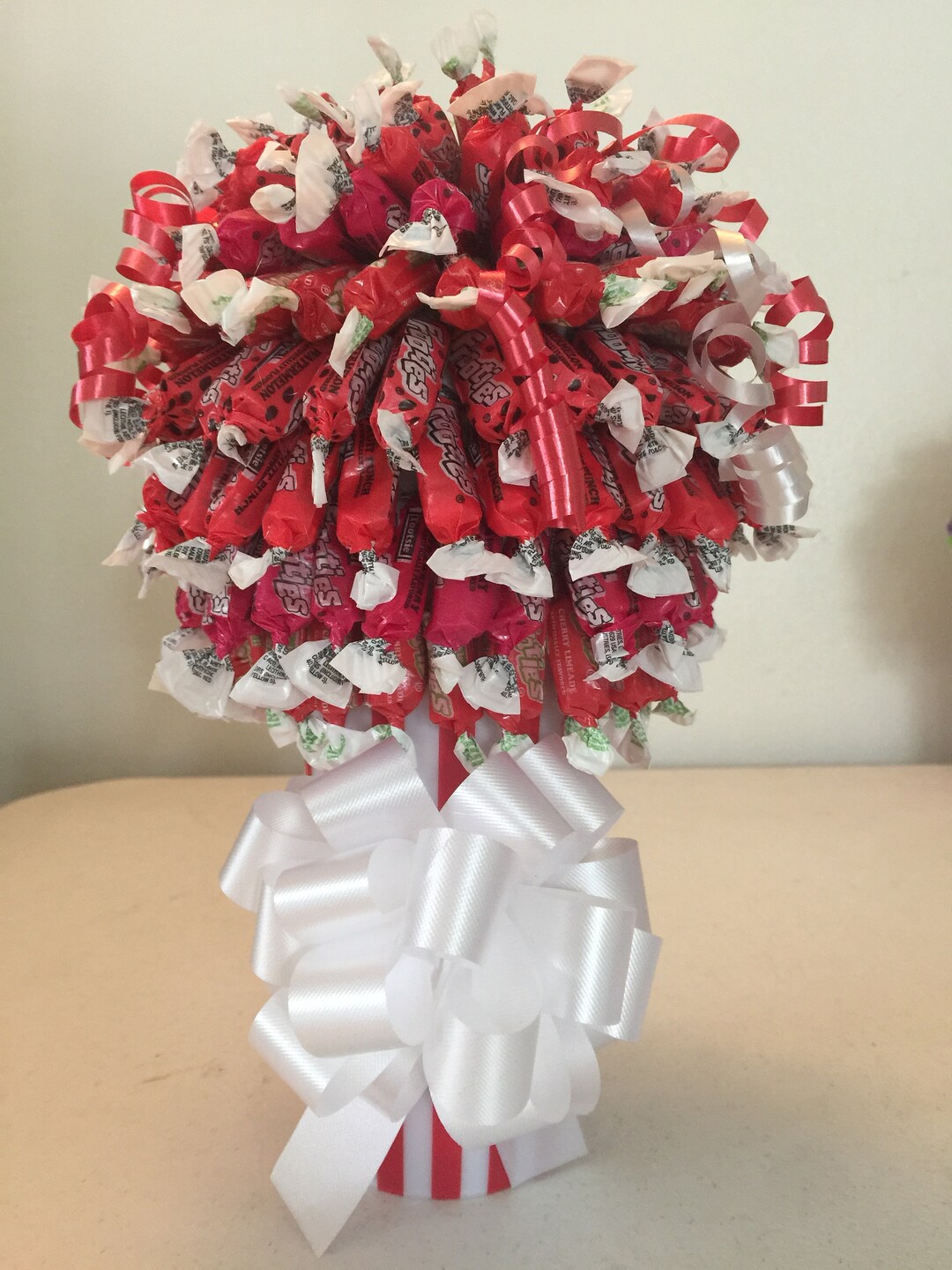 Candy Stripe Candy Bouquet Etsy