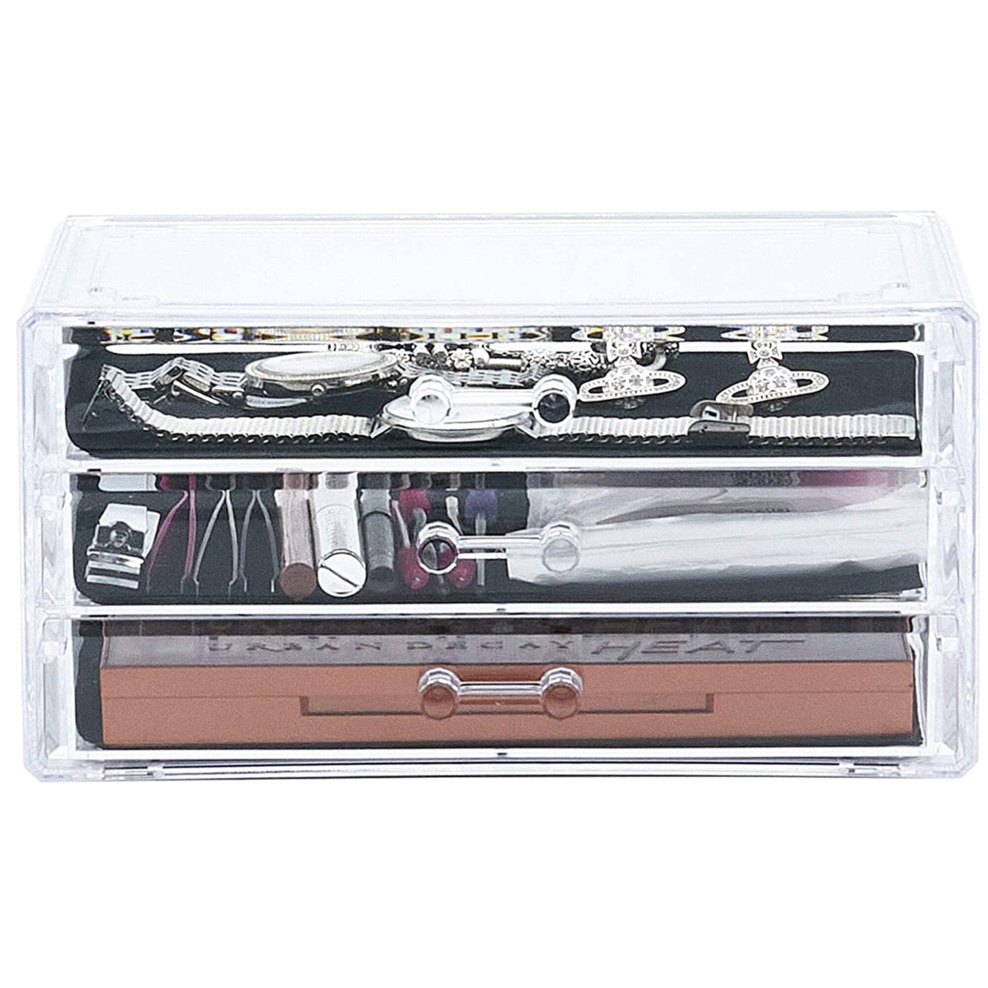 Clear Acrylic Makeup Organiser Storage Stand for Cosmetics Set Etsy UK