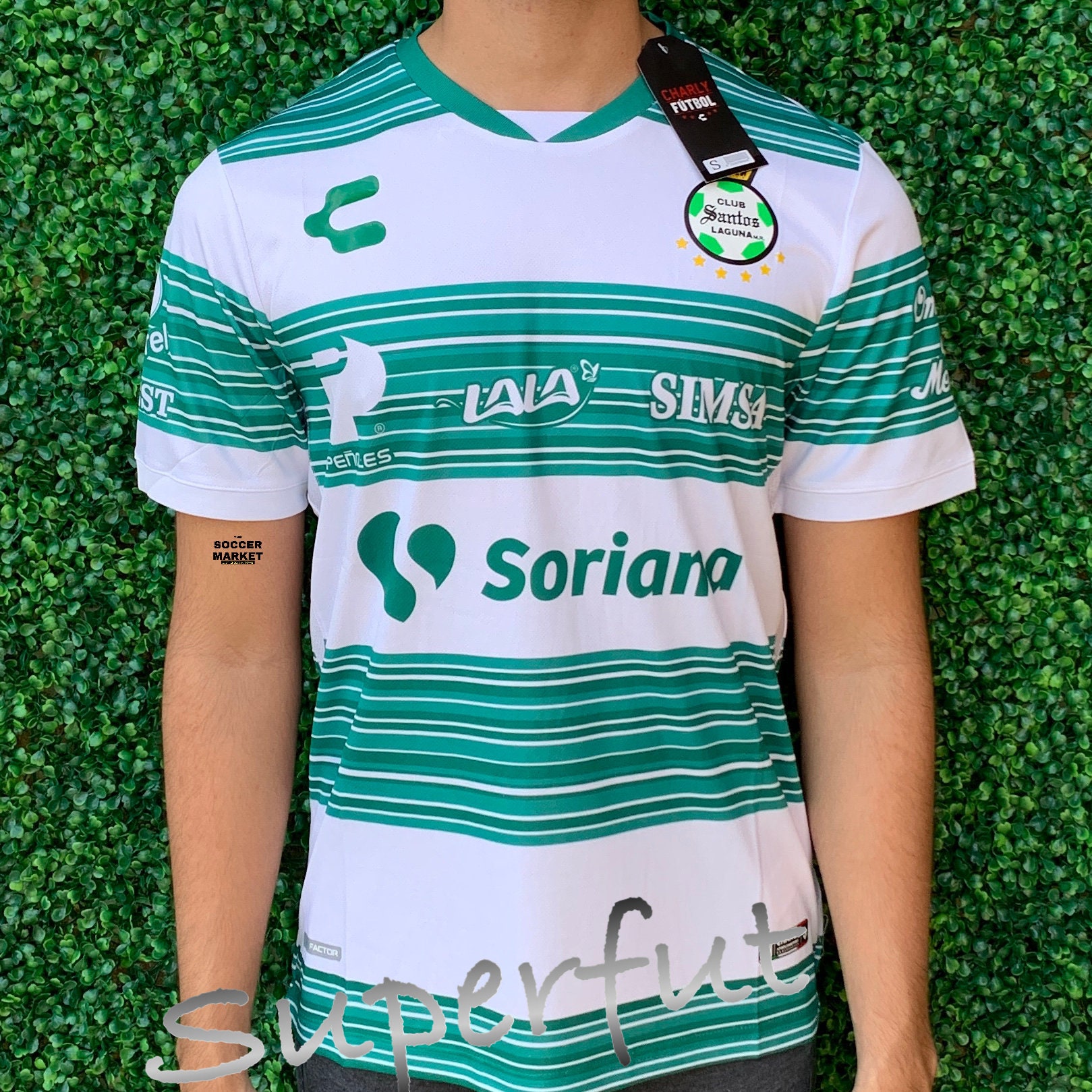Santos Laguna Home Soccer Jersey 2021 Etsy