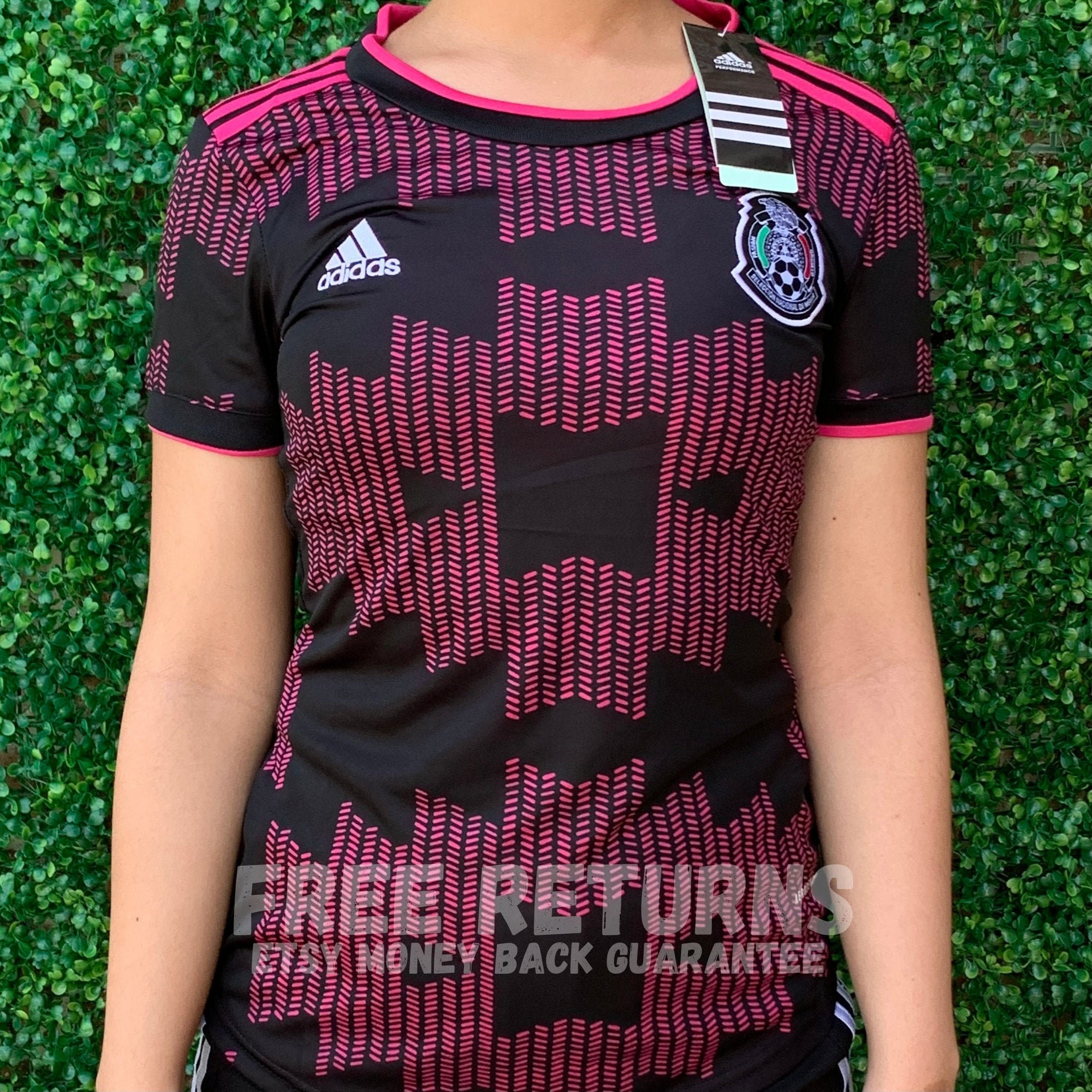 Women's Mexico Black Home Soccer Jersey 2021  FAST DELIVERY 3 - 5…