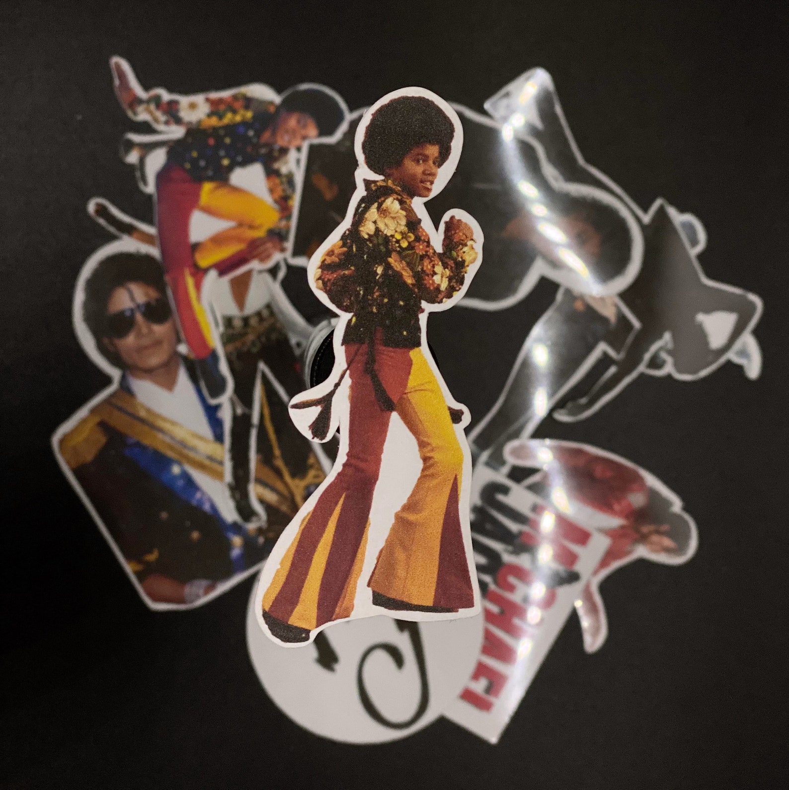 10 Pack Michael Jackson Stickers Laminated Sticker Young Etsy