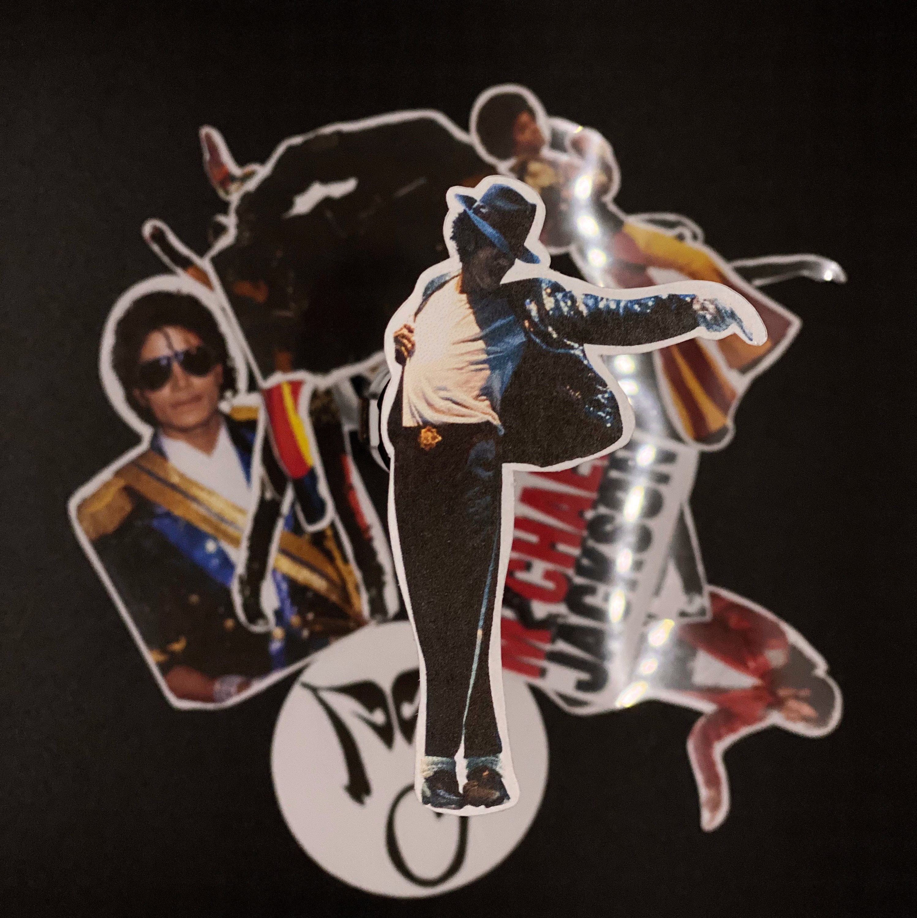10 Pack Michael Jackson Stickers Laminated Sticker Young Etsy
