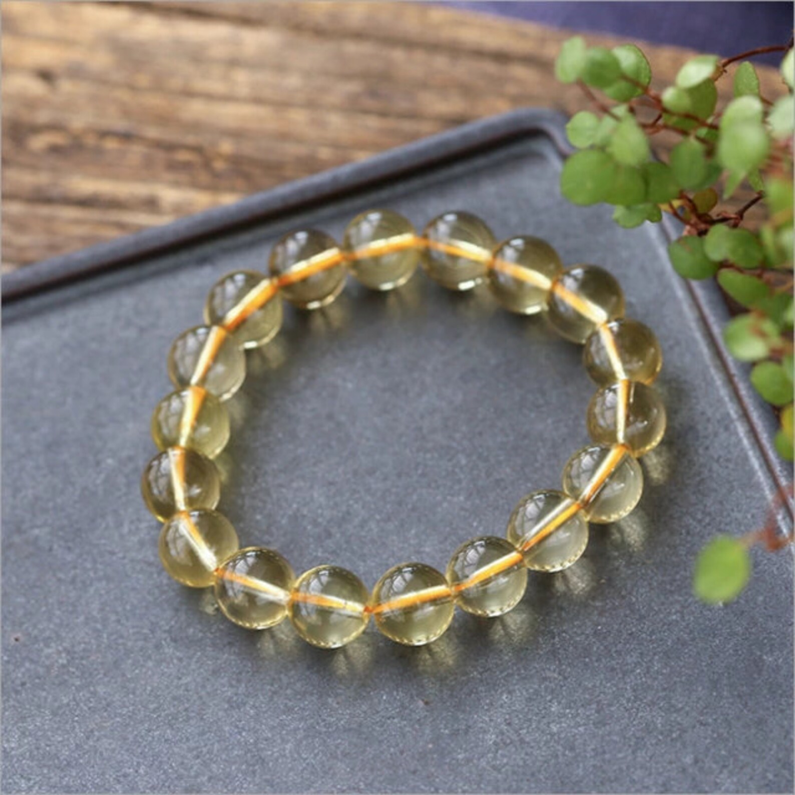 10 Pieces Natural Citrine Bracelet Etsy