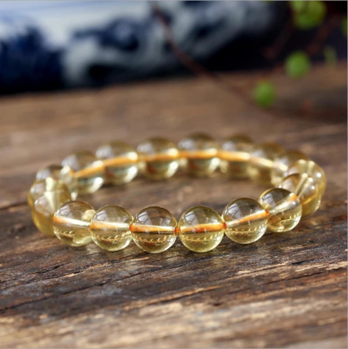 10 Pieces Natural Citrine Bracelet Etsy