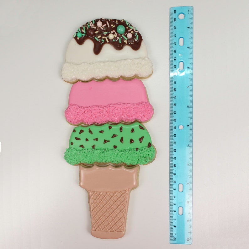 Ice Cream Cookie Cutter Set Build Your Own Ice Cream Cone Etsy