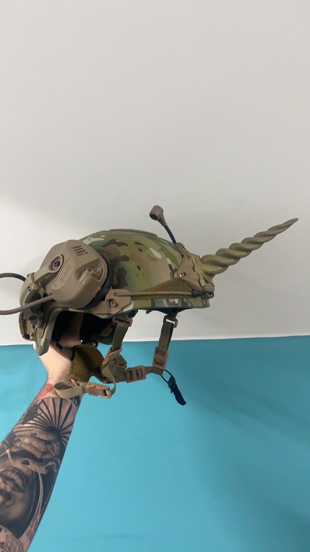 Unicorn horn helmet hot sale