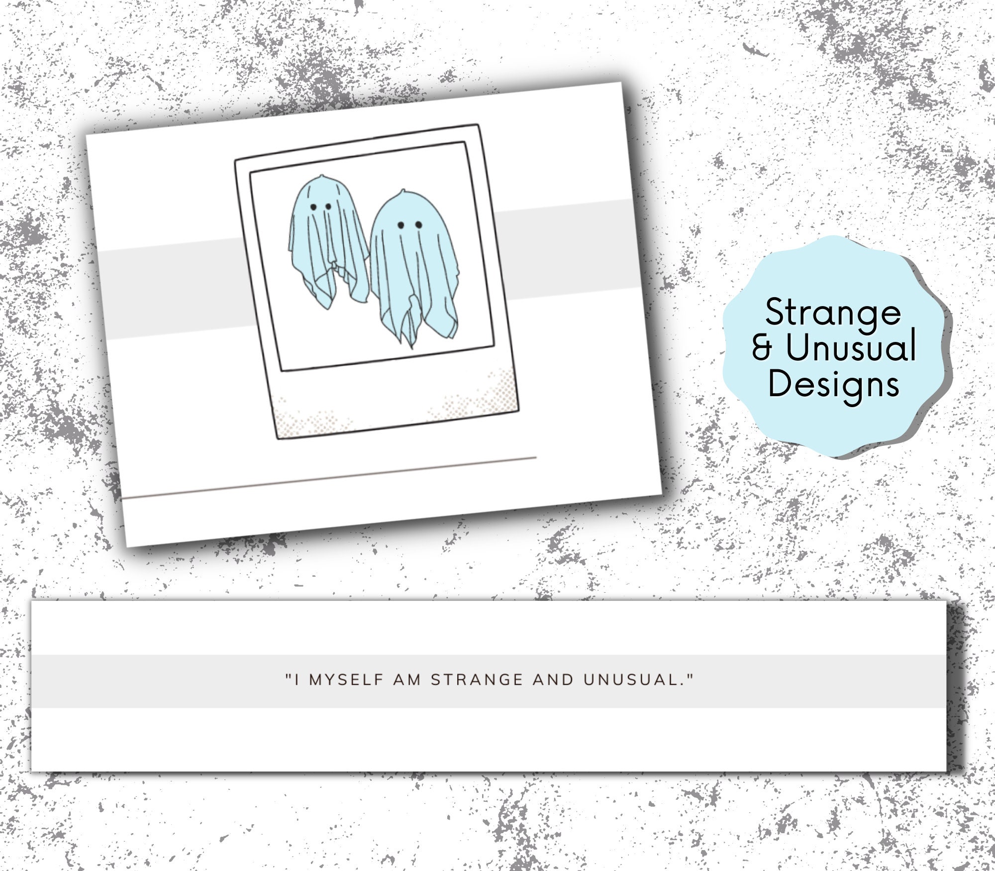 Strange and Unusual Notepads // Printable Notepad PDF // Etsy