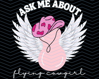 cowgirl volante PNG File, infermiera di travaglio e parto, dtf, file infermieristico, abbigliamento infermieristico, design maglietta infermieristica, download digitale, cicogna, infermiera