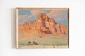 Vintage Arizona Landscape Print – Western Horse Riders, Grand Canyon product logo