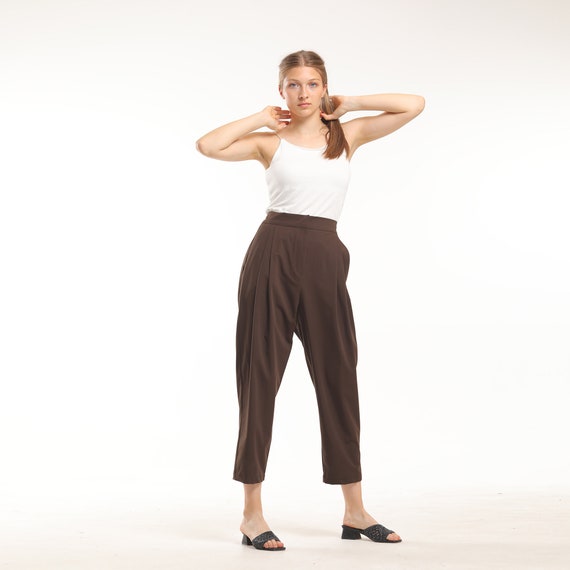 Relaxed fit ankle pants 2025