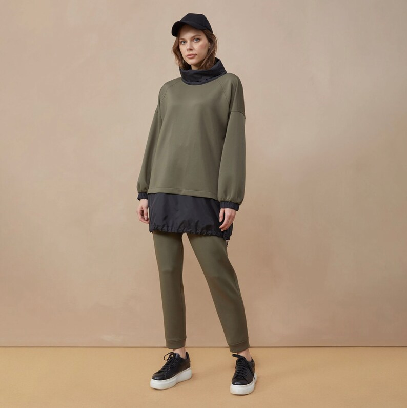 matching sweater and pants