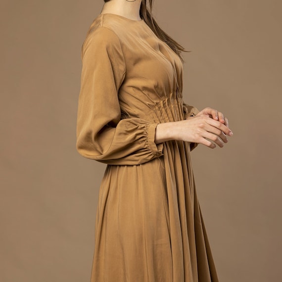 long sleeve flowy maxi dress