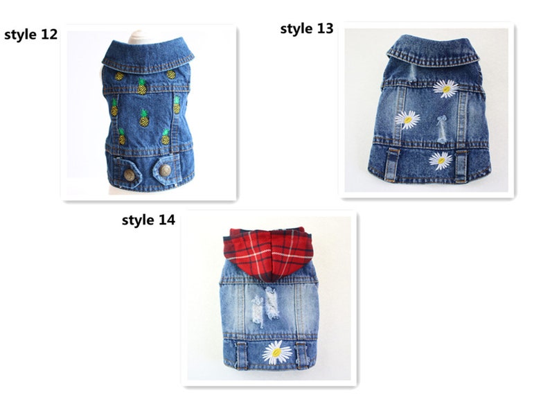 Denim Cat Clothes for Cats Fashion Cat Coat Jacket Warm Etsy