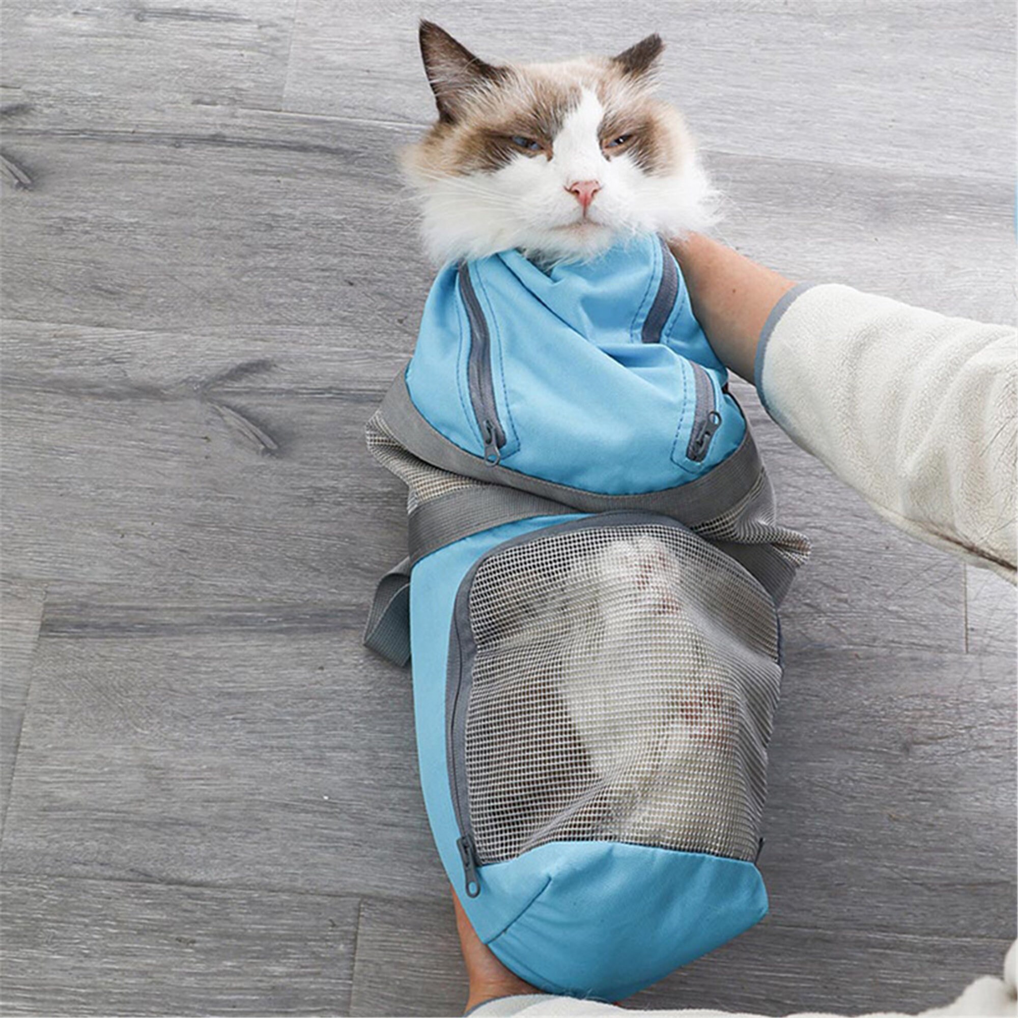Multifunctional Cat Grooming Bag Restraint Bag Cats Nail Etsy