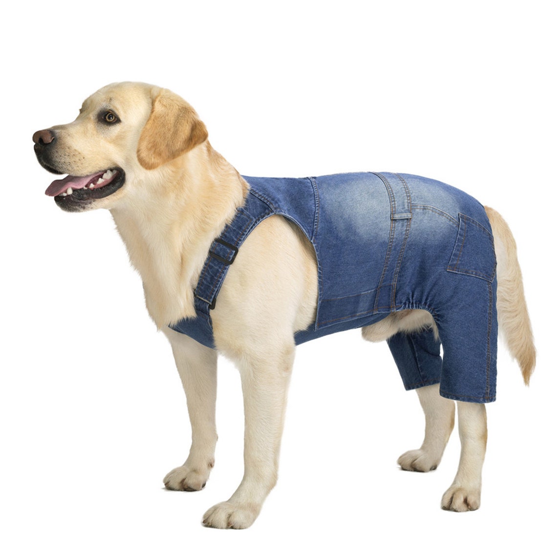 Mittlere große Hund Jeans Overalls für Hunde Denim Kleidung Etsy