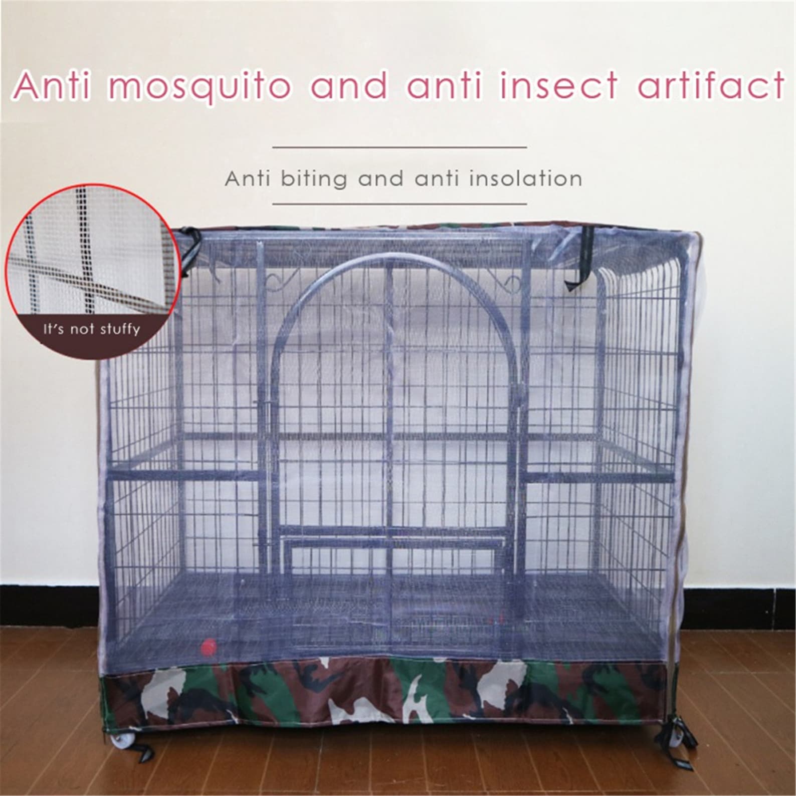 Waterproof And Breathable Pet Cage Mosquito Net Cover Pet Dog Etsy