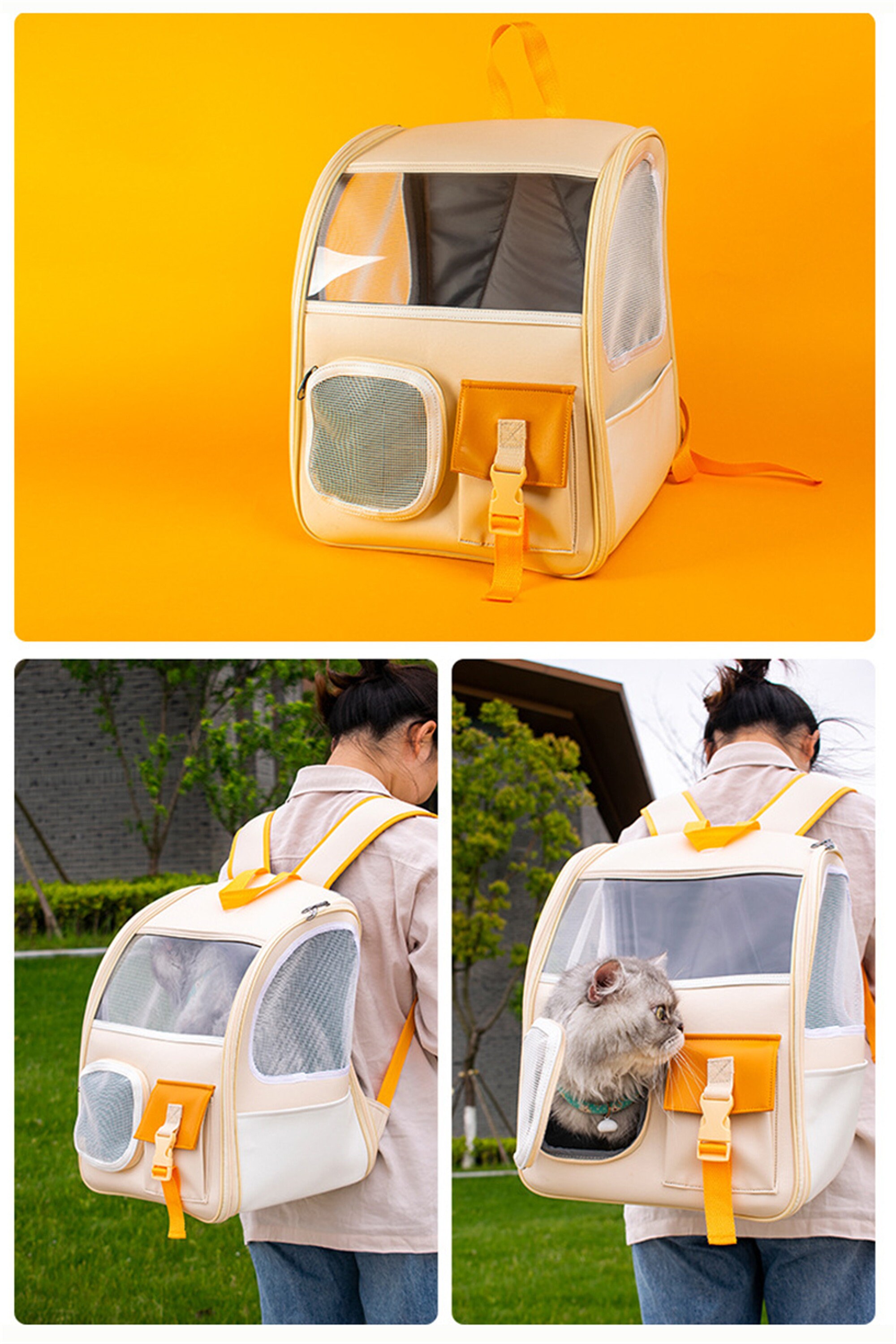 Portable Pet Carrier Bag for Cat Cage Transport Backpack Bag Etsy UK