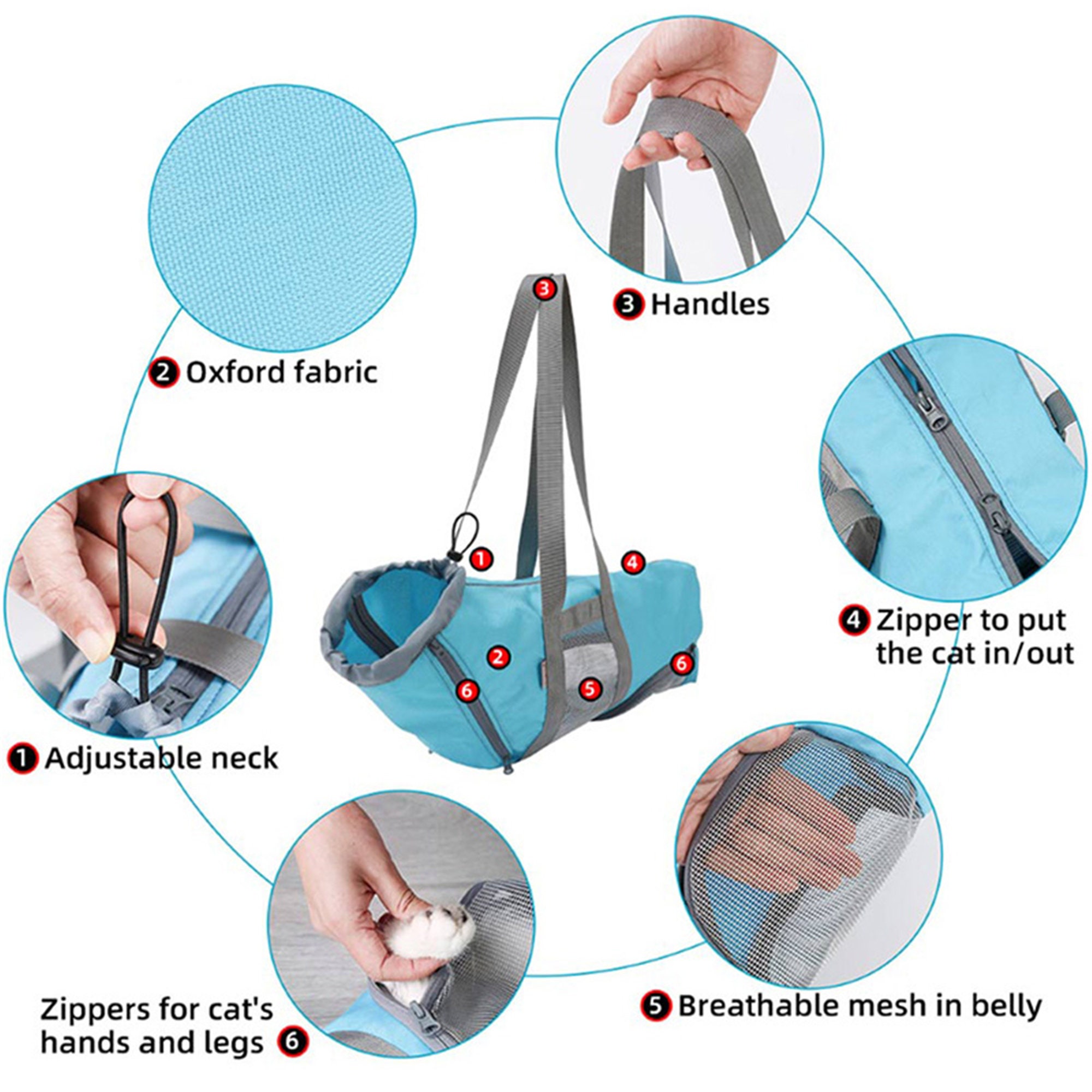 Multi-functional Cat Grooming Bag Restraint Bag Cats Nail | Etsy