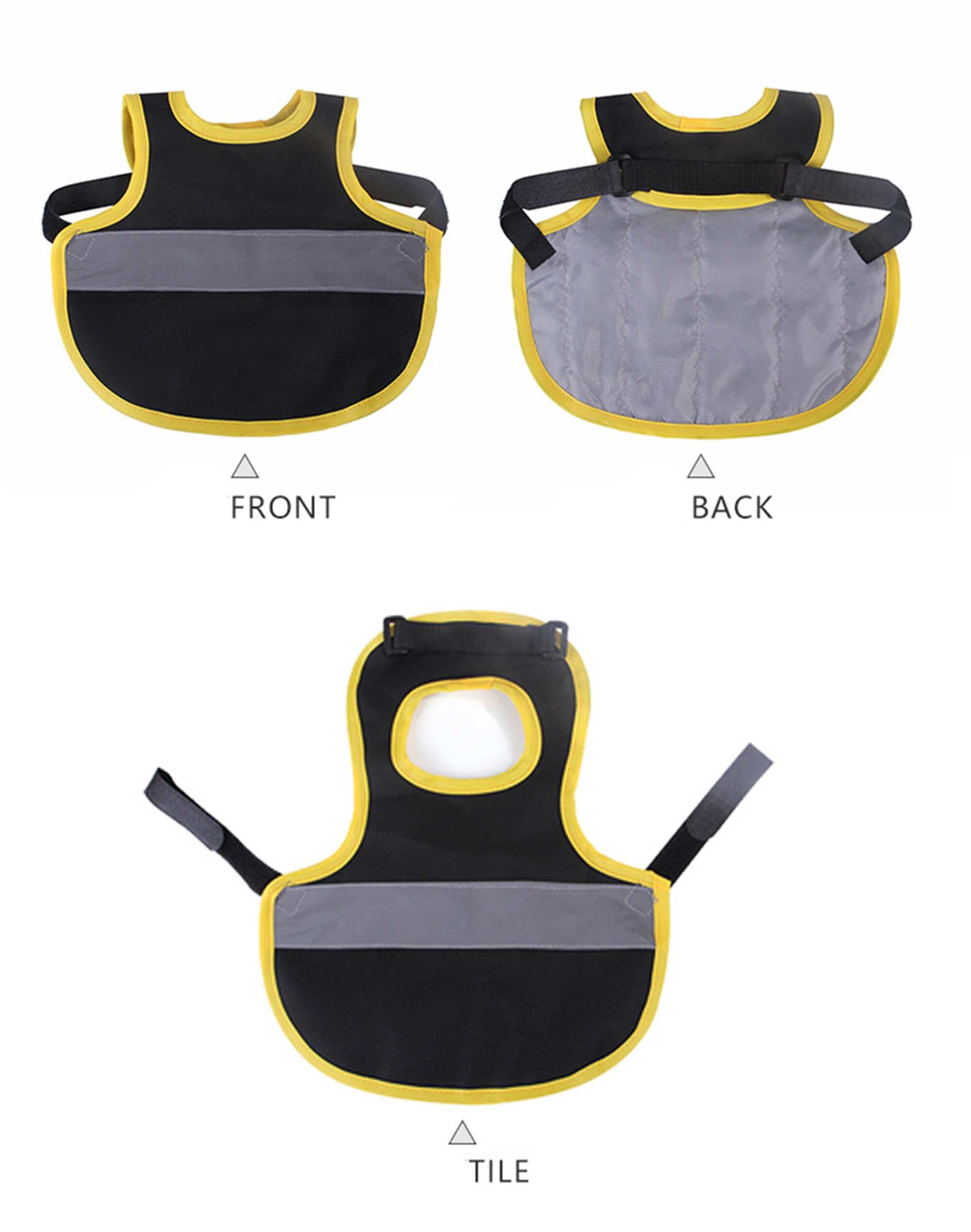 Black Chicken Reflective Vest Pet Harness Pet Clothes Etsy