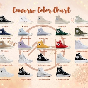 Wedding Converse for Bride, Fall Rustic Flower Embroidered Converse ...