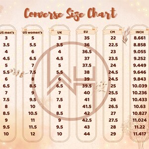 Converse size chart