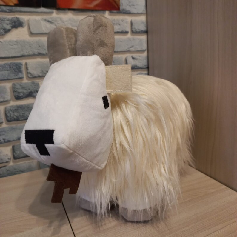 Minecraft Goat plush Minecraft gifts Game Soft toy Minecraft Etsy