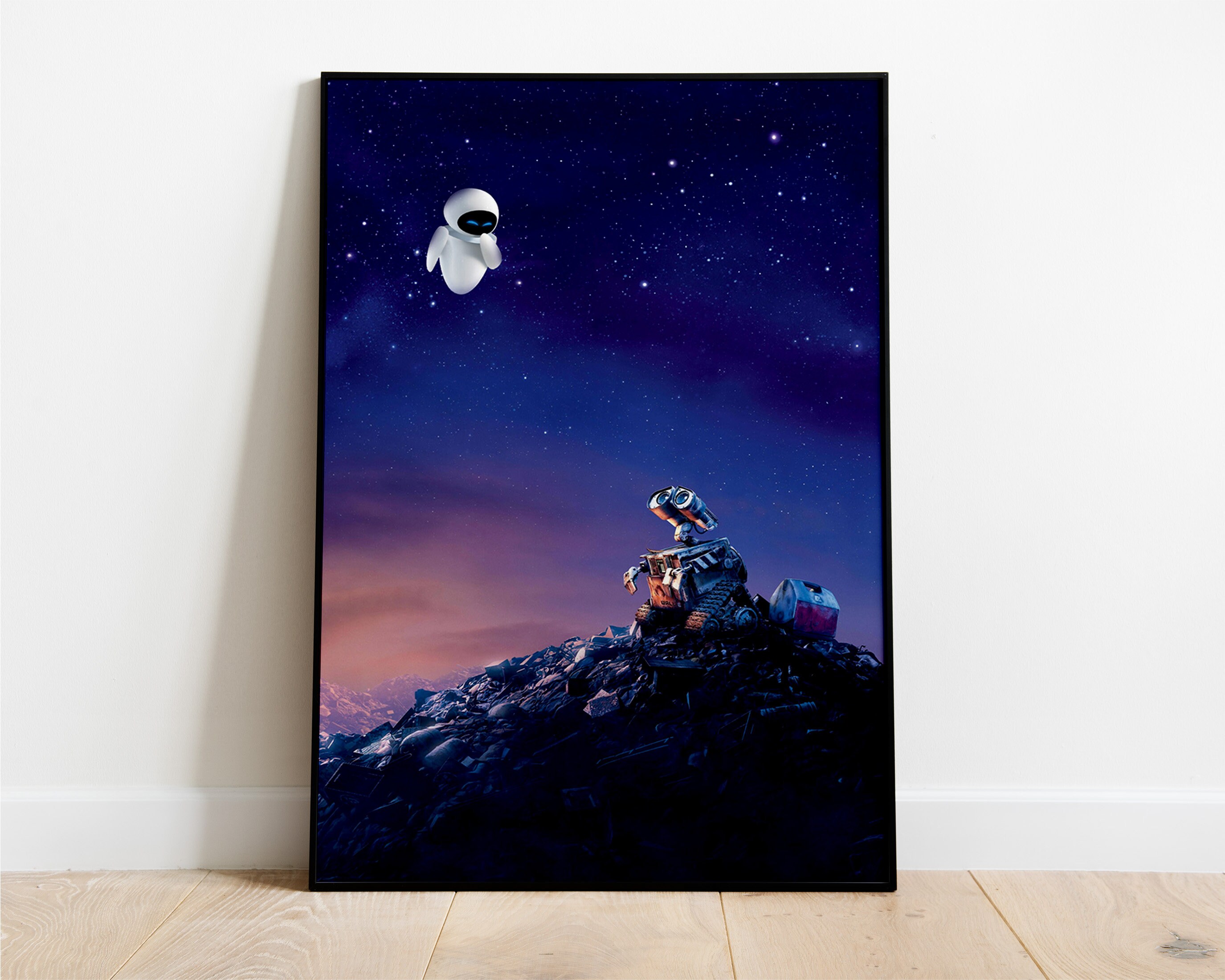 Wall E Movie Poster Print Disney Pixar Poster Wall Art Etsy