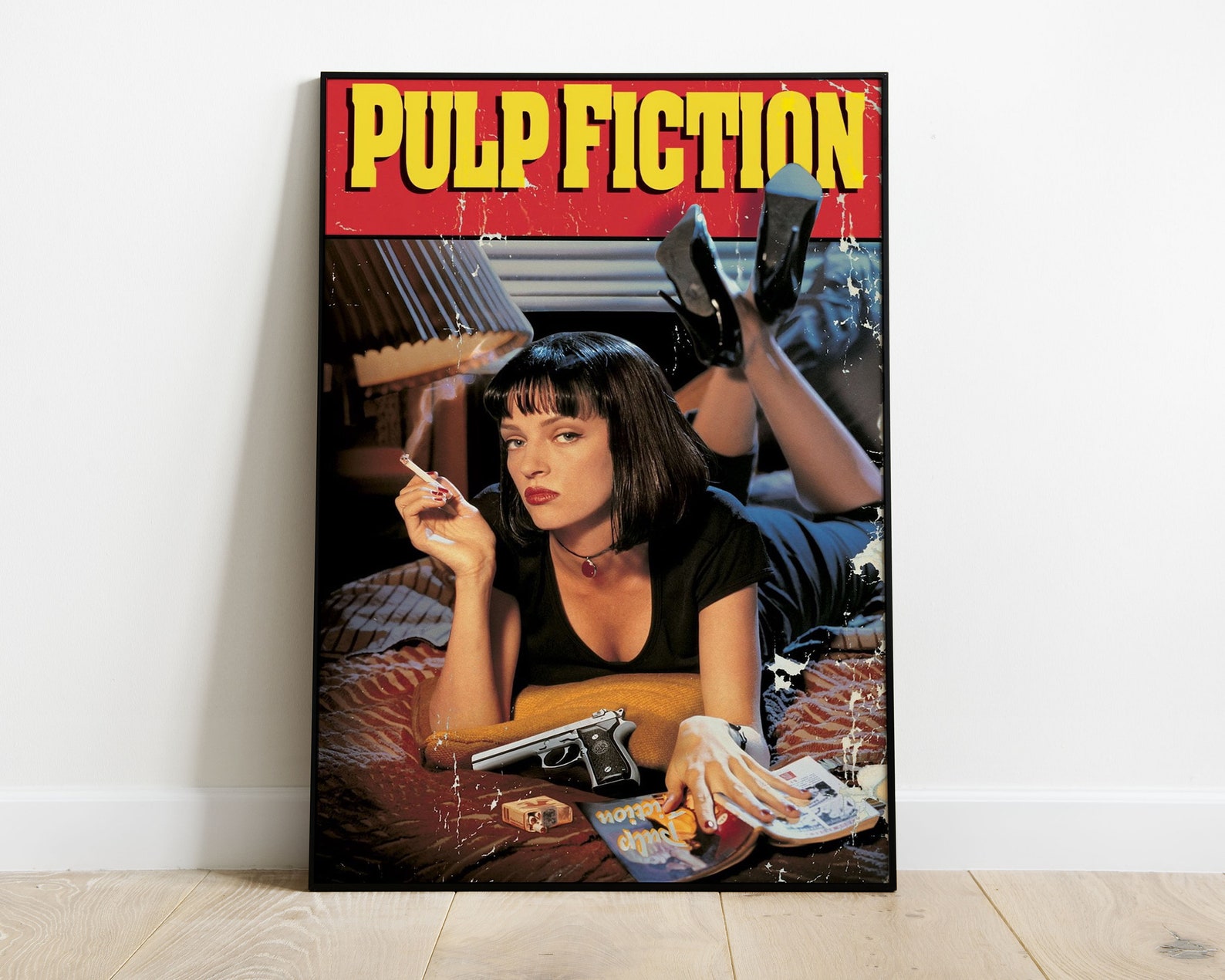 Pulp Fiction Mia Wallace Poster Print Quentin Tarantino Film | Etsy