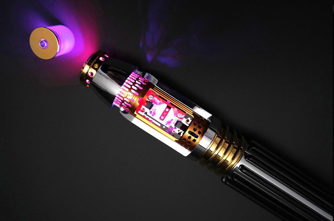 Mace Windu Crystal Chamber Neopixel Lightsaber 89sabers BMF Etsy