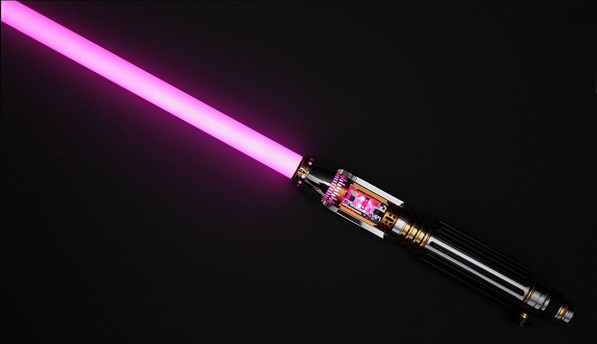 Mace Windu Crystal Chamber Neopixel Lightsaber 89sabers BMF Etsy
