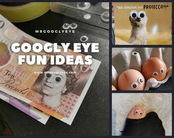 High-quality Googly Eyes Set in Zip Bag 50pcs 7-40mm Eco-friendly &  Self-adhesive DIY Crafts Decorations by mrgooglyeye 
