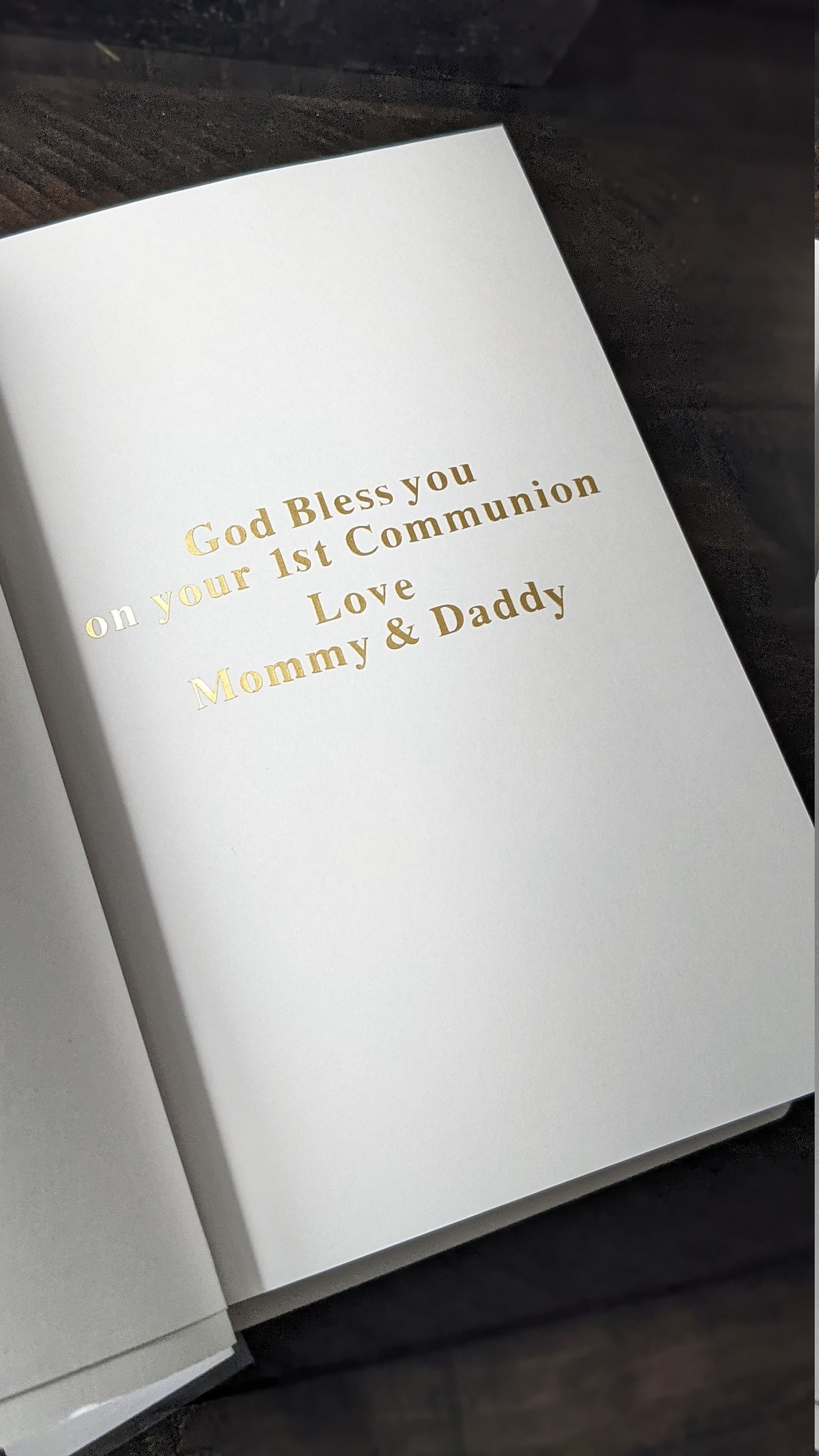 Personalized Bible Baptism Gifts Baptism Favours Holy Etsy