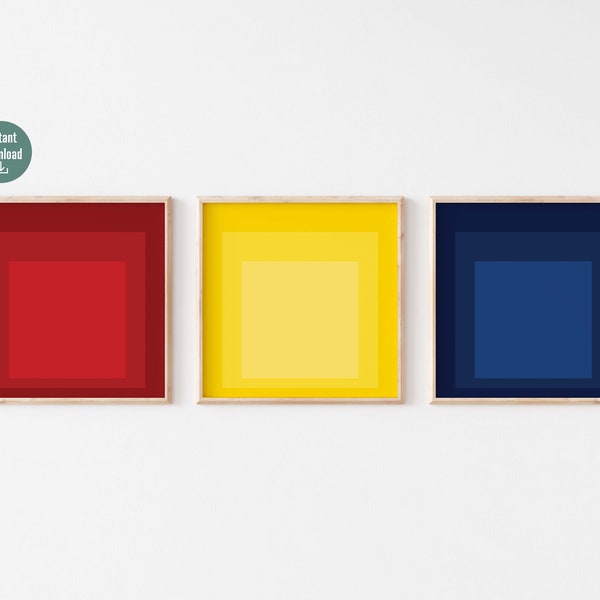 Yellow Color Block Etsy